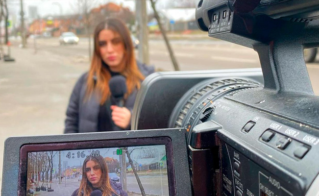 Desgarrador: camarógrafo le pide a periodista que cuide a su hija por la guerra