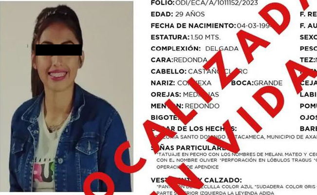 Hallan sin vida a mujer reportada como desaparecida en EdoMéx