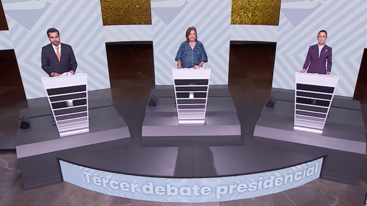Tercer debate presidencial: candidatos dan batalla en la otra Noche de Tlatelolco