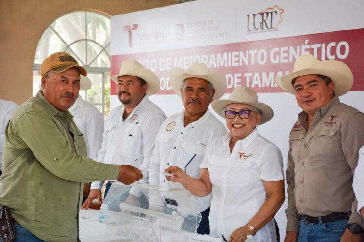 Llevan Programa de Mejoramiento Genético al municipio de Aldama