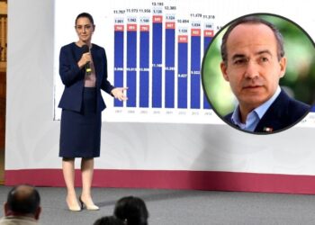 Claudia Sheinbaum llama «vende patrias» a Felipe Calderón tras crítica desde Estados Unidos
